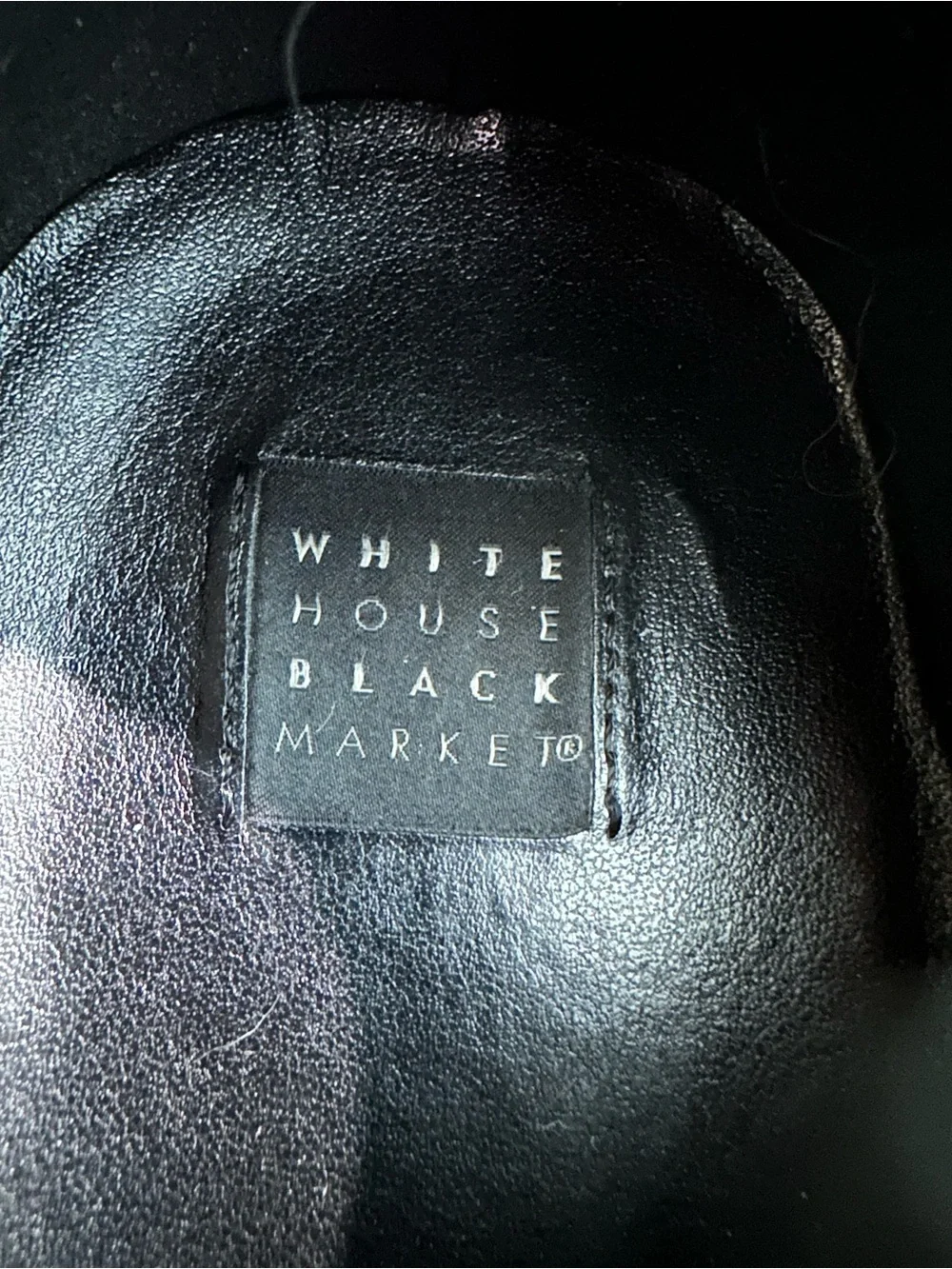 White House Black Market Black Lace Sneakers